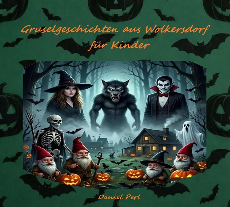 Produktbild: Gruselgeschichten aus Wolkersdorf f&uuml;r Kinder - Ein Grusel Halloween Vampir Werwolf Hexen Geister Kinderbuch