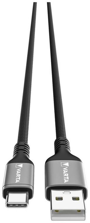 Produktbild: Varta USB-Kabel USB-A Stecker, USB-C&reg; Stecker 2.00 m 57935101111