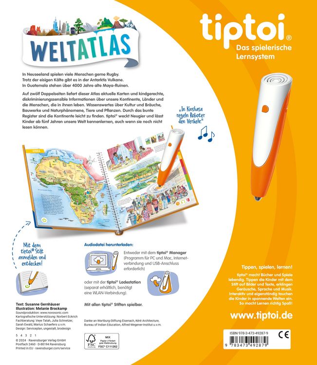 Produktbild: Tiptoi&reg; - Weltatlas