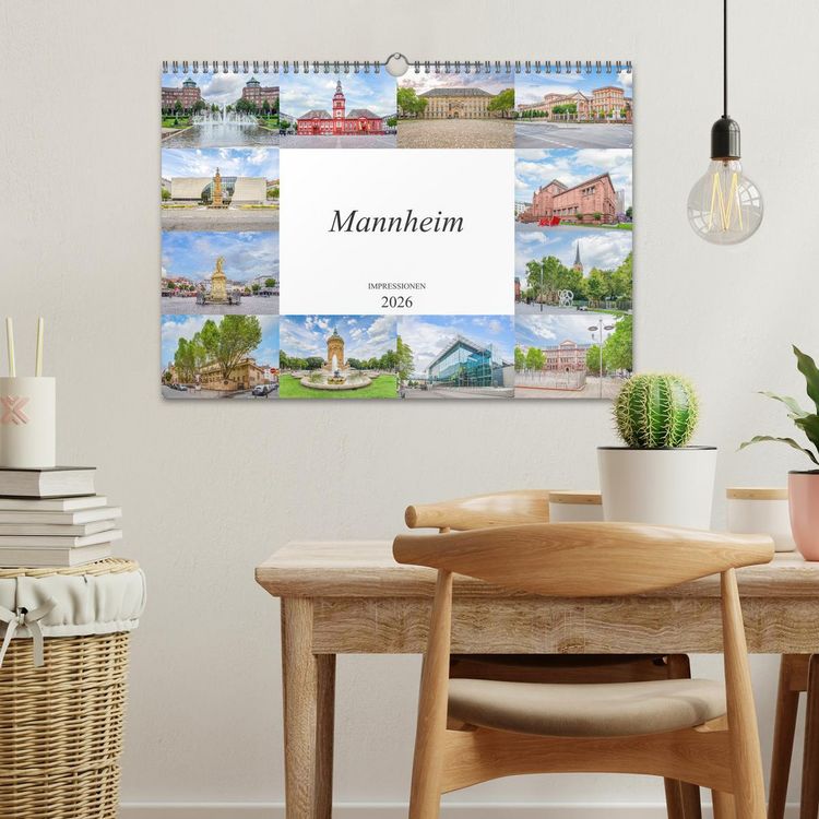 Produktbild: Mannheim Impressionen (Wandkalender 2026 DIN A3 quer), CALVENDO Monatskalender