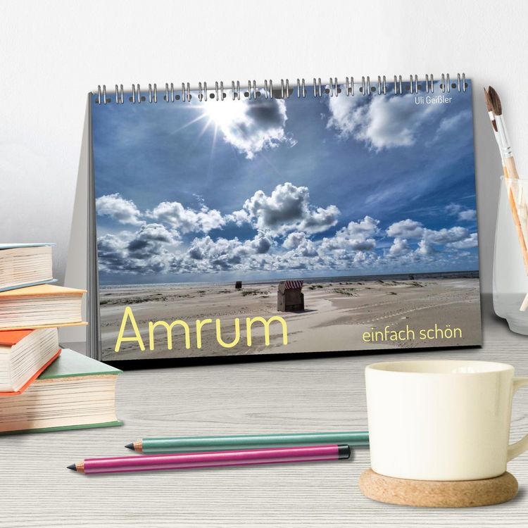 Produktbild: Amrum einfach sch&ouml;n (Tischkalender 2026 DIN A5 quer), CALVENDO Monatskalender