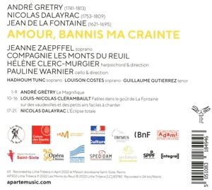 Produktbild: Amour,bannis ma crainte