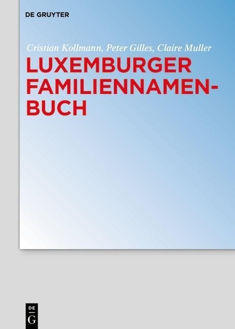 Produktbild: Luxemburger Familiennamenbuch