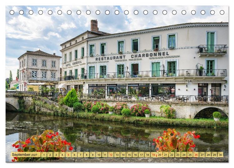 Produktbild: Gascogne, ein St&uuml;ck Paradies (Tischkalender 2027 DIN A5 quer), CALVENDO Monatskalender