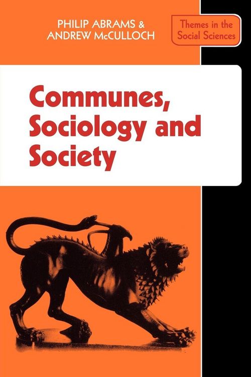 Produktbild: Communes, Sociology and Society