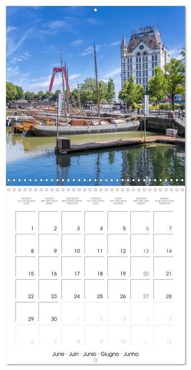 Produktbild: ROTTERDAM Highlights (Wall Calendar 2026 12 &times; 12 Inch) CALVENDO 12 Month Wall Calendar