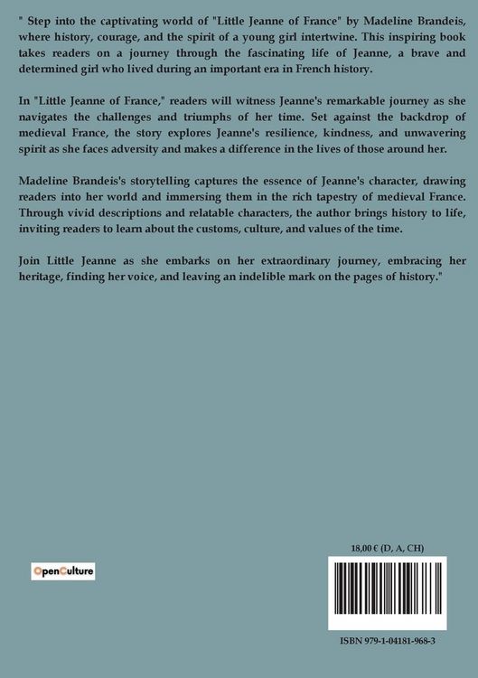 Produktbild: Little Jeanne of France