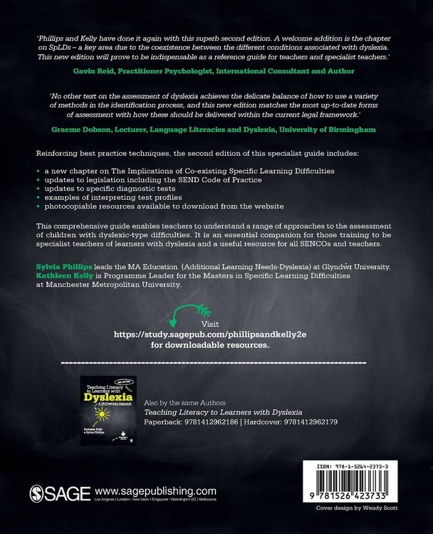 Produktbild: Assessment of Learners with Dyslexic-Type Difficulties