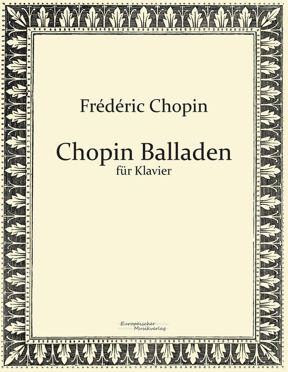 Produktbild: Chopin Balladen