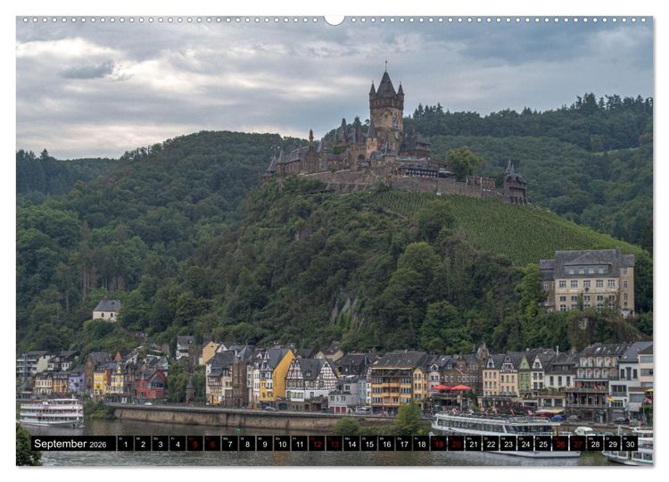 Produktbild: Die Mosel zwischen Bremm und Koblenz (hochwertiger Premium Wandkalender 2026 DIN A2 quer), Kunstdruck in Hochglanz