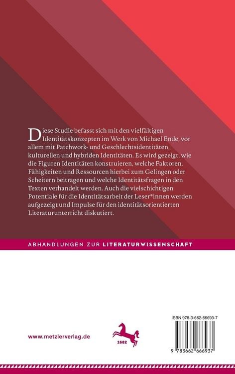 Produktbild: Identit&auml;tskonzepte in Michael Endes Werk
