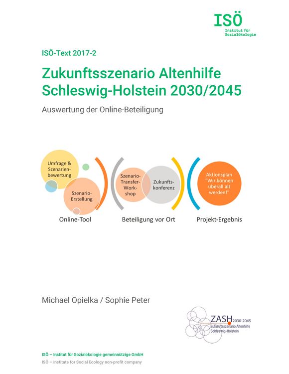 Produktbild: Zukunftsszenario Altenhilfe Schleswig-Holstein 2030/2045