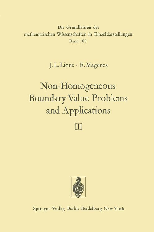 Produktbild: Non-Homogeneous Boundary Value Problems and Applications