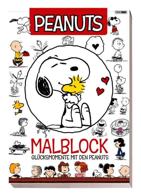 Produktbild: Peanuts: Malblock - Gl&uuml;cksmomente mit den Peanuts