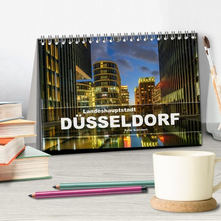 Produktbild: Landeshauptstadt D&uuml;sseldorf (Tischkalender 2026 DIN A5 quer), CALVENDO Monatskalender