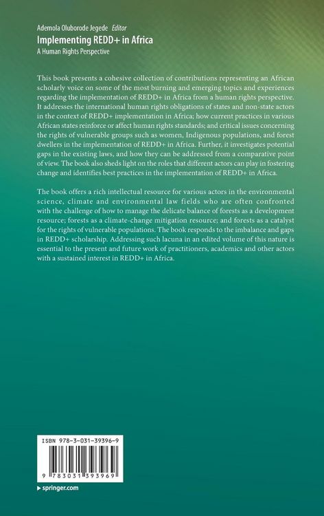 Produktbild: Implementing REDD+ in Africa
