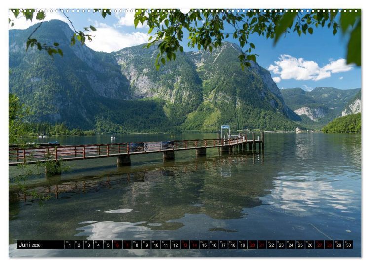 Produktbild: Welterberegion Hallstatt Dachstein (hochwertiger Premium Wandkalender 2026 DIN A2 quer), Kunstdruck in Hochglanz