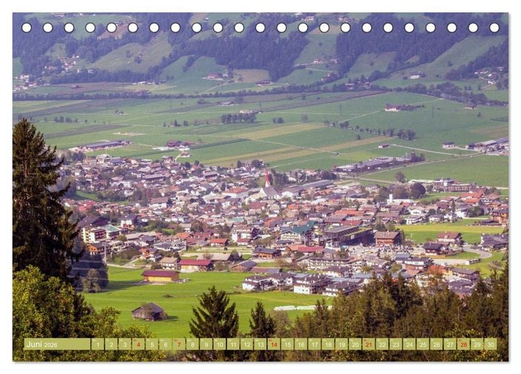 Produktbild: Ein Herz f&uuml;r das Zillertal (Tischkalender 2026 DIN A5 quer), CALVENDO Monatskalender