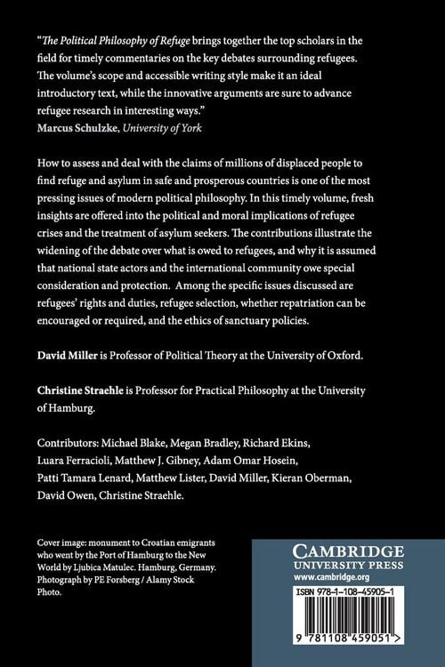 Produktbild: The Political Philosophy of Refuge