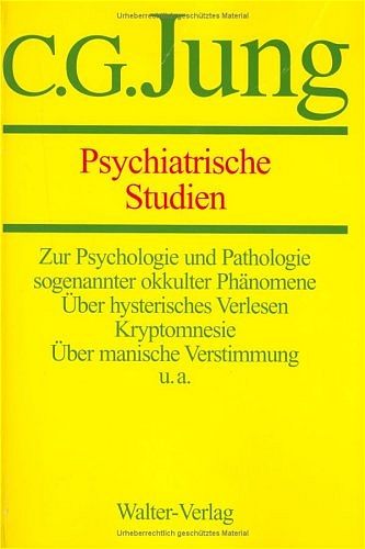 Produktbild: C.G.Jung, Gesammelte Werke. B&auml;nde 1-20 Hardcover / Band 1: Psychiatrische Studien