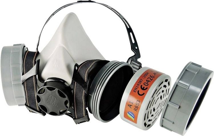 Produktbild: Aerotec RM605 2005763 Atemschutz Halbmasken-Set A1 Gr&ouml;&szlig;e: Uni