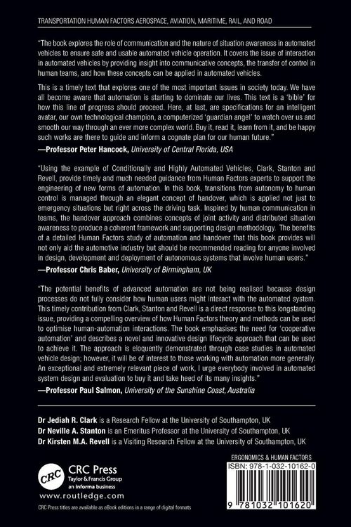 Produktbild: Human-Automation Interaction Design