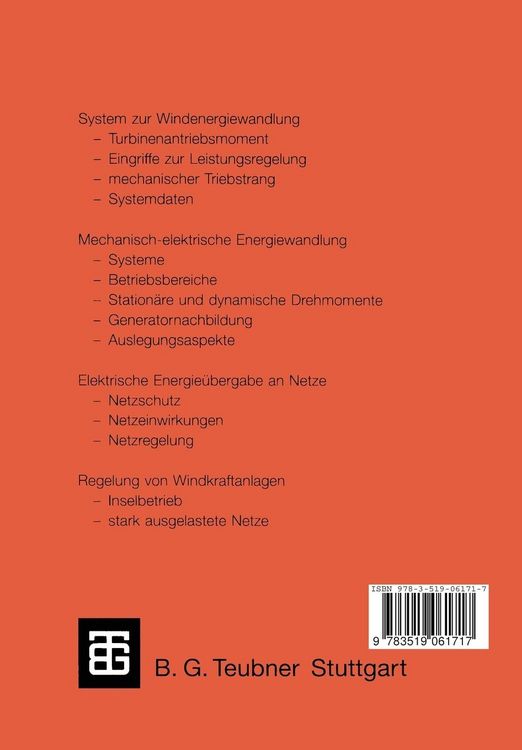 Produktbild: Windkraftanlagen im Netzbetrieb