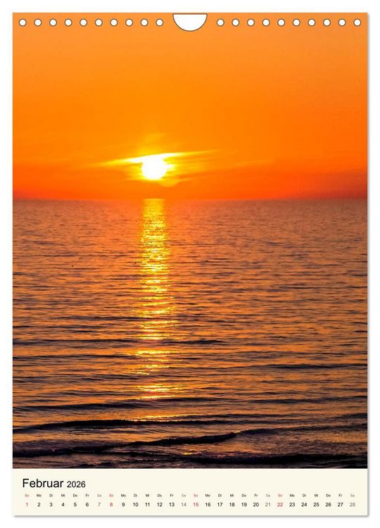 Produktbild: LANGEOOG Strandspaziergang (Wandkalender 2026 DIN A4 hoch), CALVENDO Monatskalender