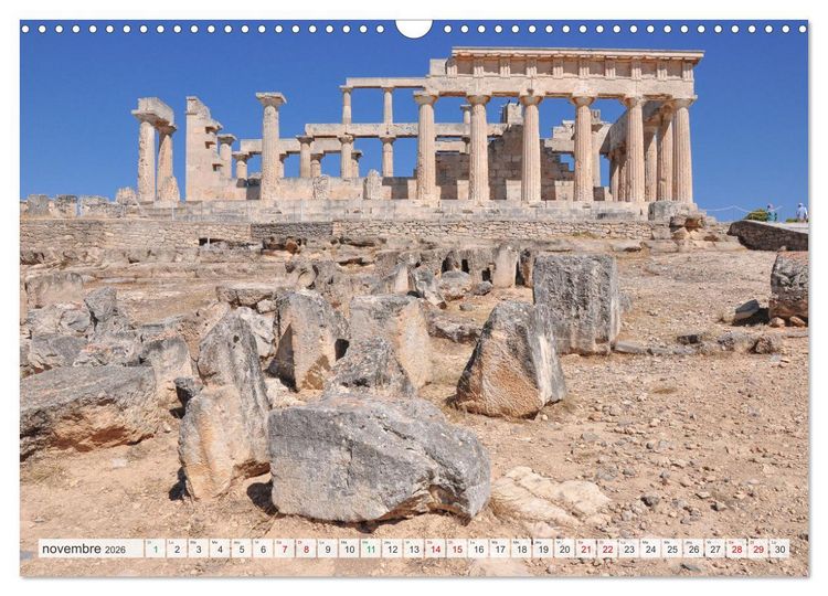 Produktbild: Gr&egrave;ce antique et Architecture (Calendrier mural 2026 DIN A3 vertical), CALVENDO calendrier mensuel