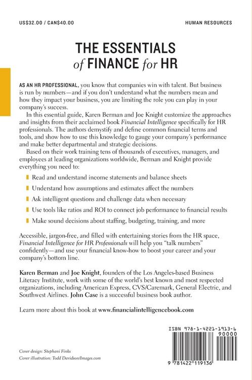 Produktbild: Financial Intelligence for HR Professionals