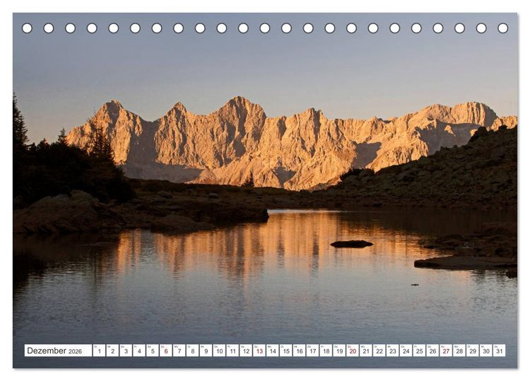 Produktbild: Ennstaler Bergseen in den Schladminger Tauern (Tischkalender 2026 DIN A5 quer), CALVENDO Monatskalender