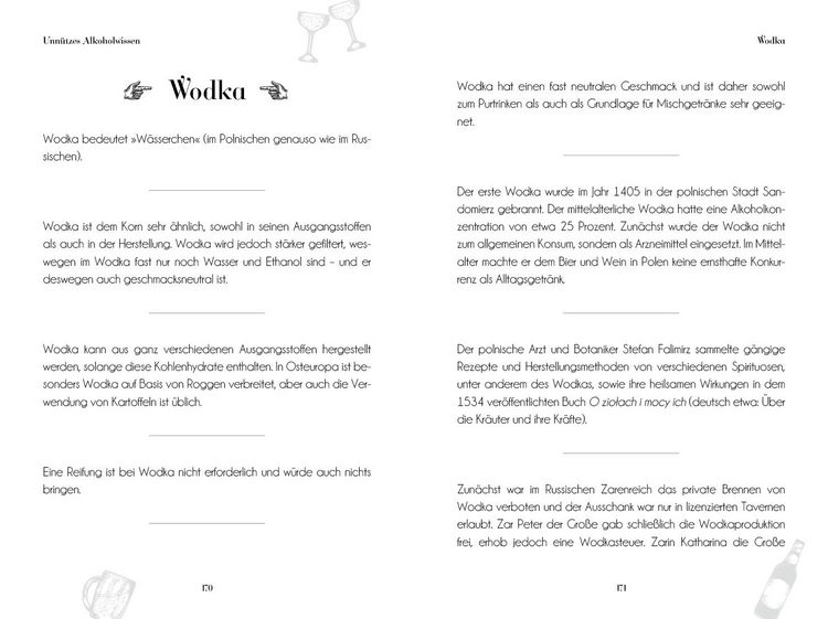 Produktbild: Unn&uuml;tzes Alkoholwissen