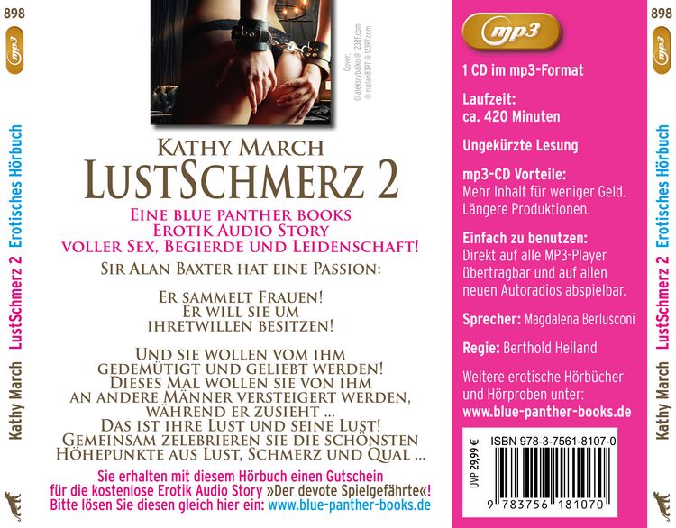 Produktbild: LustSchmerz 2 | Erotik SM-Audio Story | Erotisches SM-Hörbuch MP3CD