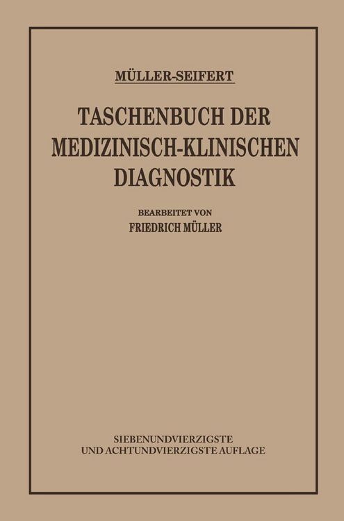 Produktbild: Taschenbuch der Medizinisch Klinischen Diagnostik