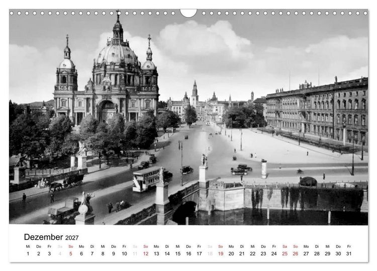 Produktbild: Gr&uuml;&szlig;e aus dem alten Berlin (Wandkalender 2027 DIN A3 quer), CALVENDO Monatskalender