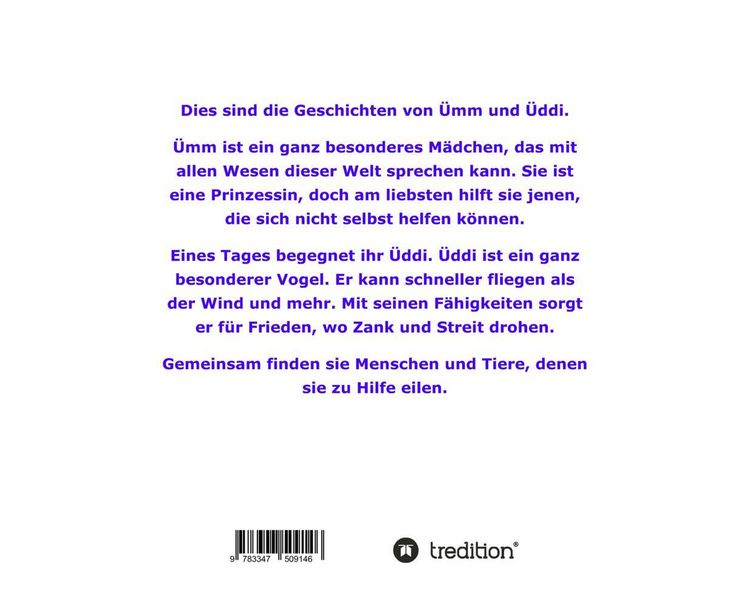 Produktbild: Kinderbuch &Uuml;mm und &Uuml;ddi