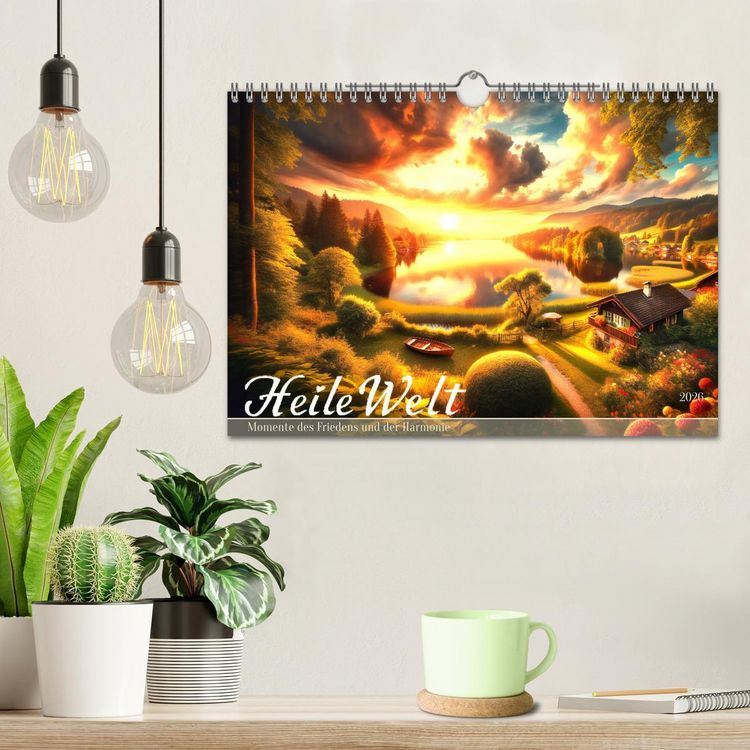 Produktbild: Heile Welt - Momente des Friedens und der Harmonie (Wandkalender 2026 DIN A4 quer), CALVENDO Monatskalender