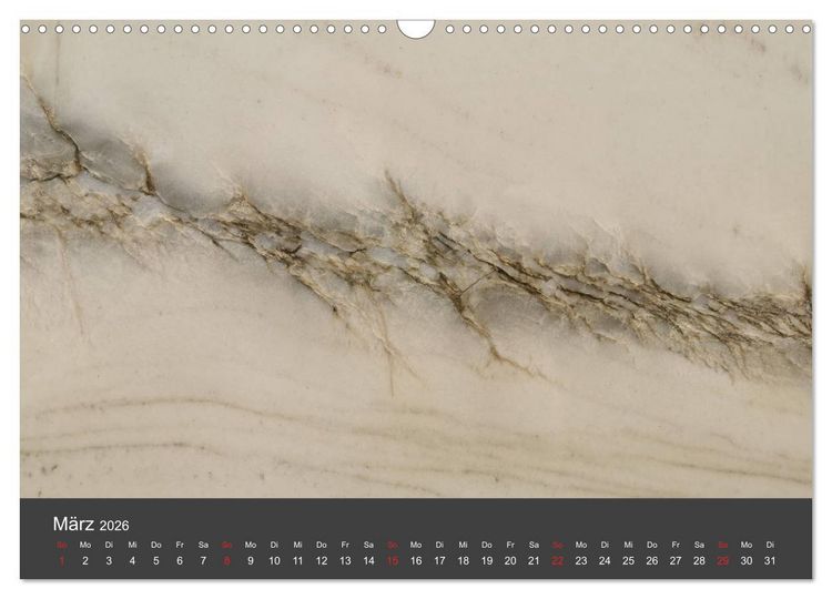 Produktbild: Stein, Kunst der Natur (Wandkalender 2026 DIN A3 quer), CALVENDO Monatskalender
