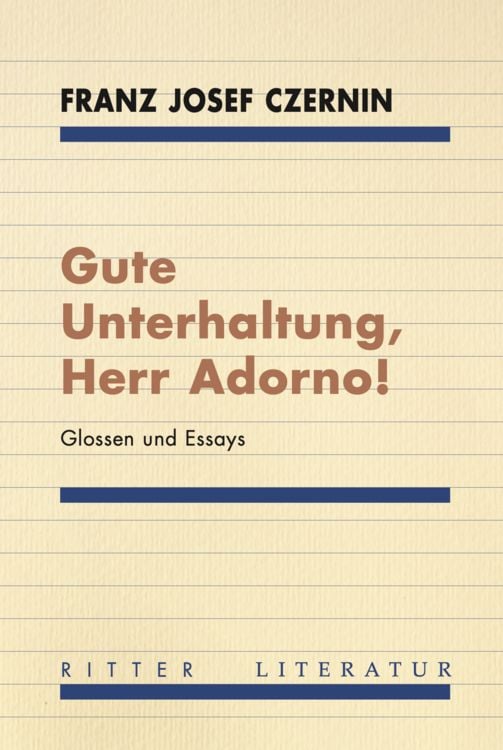 Produktbild: Gute Unterhaltung, Herr Adorno!