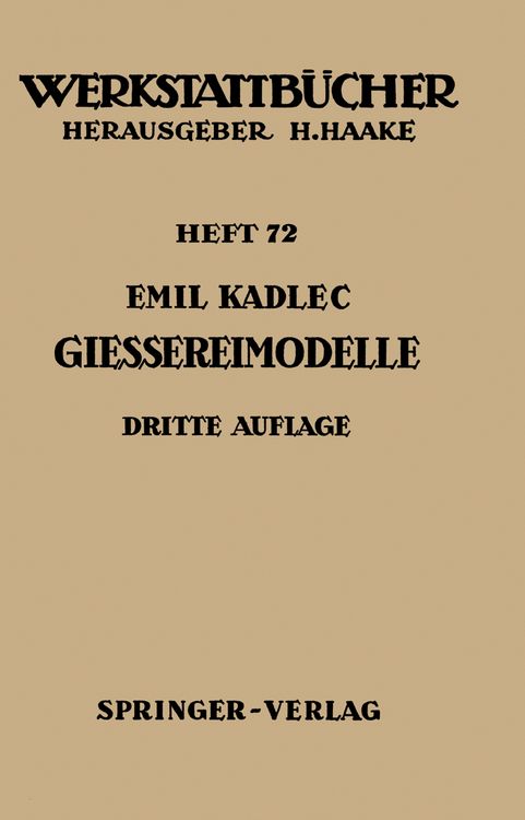 Produktbild: Gie&szlig;ereimodelle