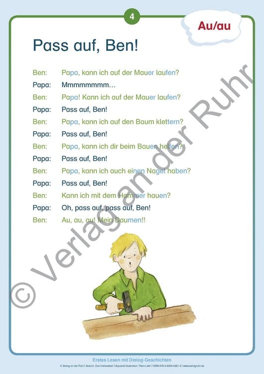 Produktbild: Erstes Lesen mit Dialog-Geschichten