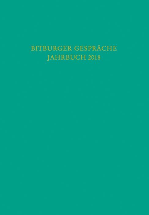 Produktbild: Bitburger Gespr&auml;che Jahrbuch 2018