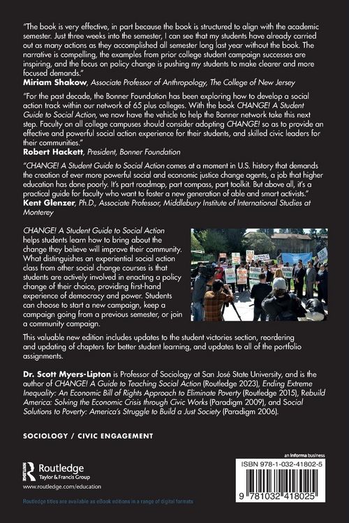 Produktbild: CHANGE! A Student Guide to Social Action