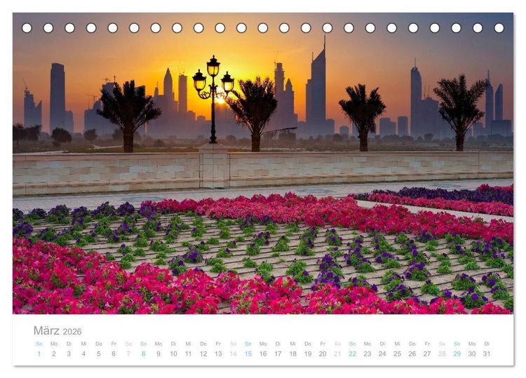 Produktbild: Dubai Architektur 2026 (Tischkalender 2026 DIN A5 quer), CALVENDO Monatskalender