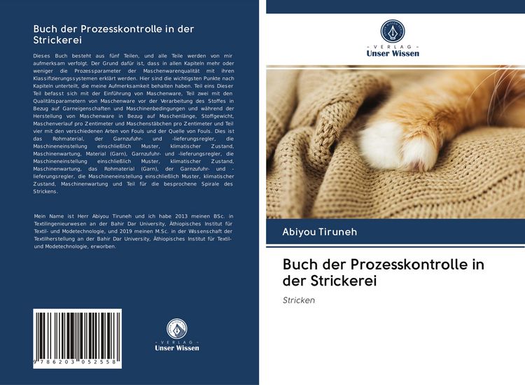 Produktbild: Buch der Prozesskontrolle in der Strickerei