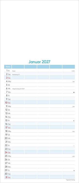 Produktbild: Kreativkalender Familienplaner 2027