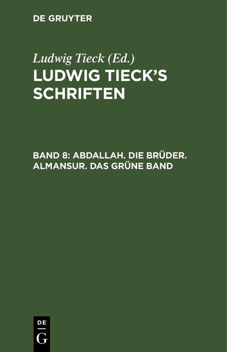 Produktbild: Abdallah. Die Br&uuml;der. Almansur. Das gr&uuml;ne Band
