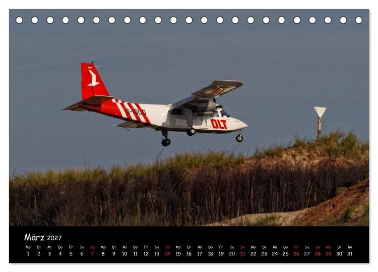 Produktbild: Helgoland und die D&uuml;ne (Tischkalender 2027 DIN A5 quer), CALVENDO Monatskalender