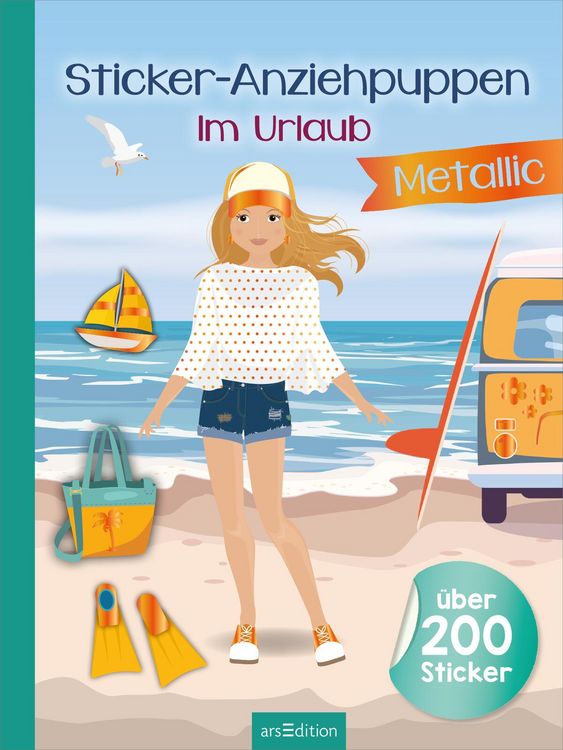 Produktbild: Sticker-Anziehpuppen Metallic &ndash; Im Urlaub