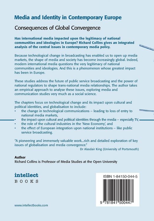 Produktbild: Media and Identity in Contemporary Europe